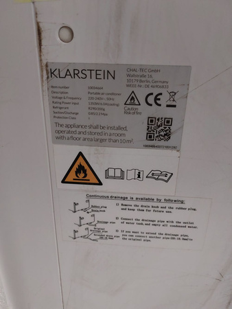 Klimatyzator Klarstein Kraftwerk Smart 12K 3200 W