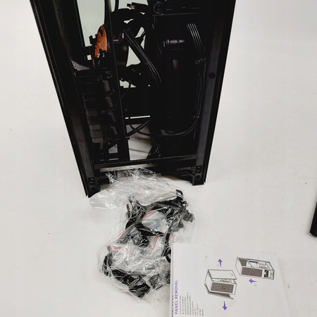 Obudowa komputerowa gamingowa NZXT H1 SFF + zasilacz + chłodzenie