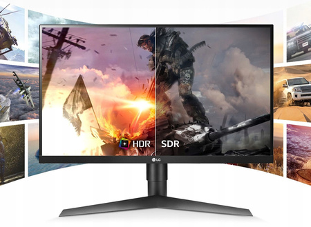 Monitor dla graczy LG 27GL650F-B 27" 1920 x 1080, 144 Hz, IPS, Pivot