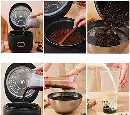 BAOSHISHAN maszyna do bubble tea, gotowania tapioki 5l dotykowy ekran 900W
