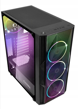 Obudowa komputerowa EMPIRE GAMING Diamond ARGB Midi Tower ATX szkło RGB