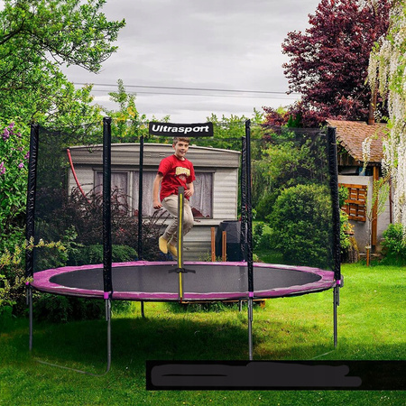 Trampolina z siatką Ultrasport 251 cm (244-252 cm) ogrodowa dla dzieci
