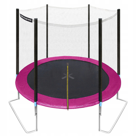 Trampolina z siatką Ultrasport 251 cm (244-252 cm) ogrodowa dla dzieci