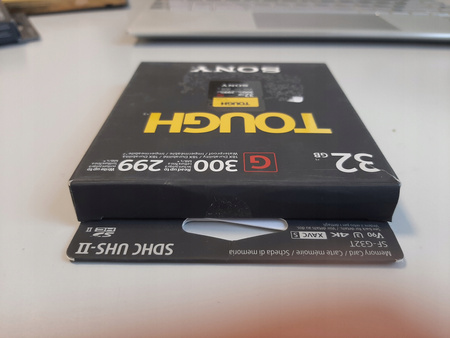 PROFESJONALNA Karta pamięci SONY 32 GB SD Sony SF-G32TG