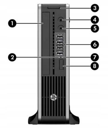 Komputer stacjonarny mini-pc HP ELITE 8300 USDT i5-3470s 8GB 256GB SSD