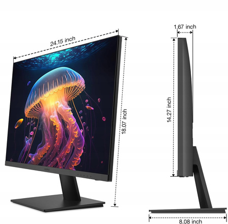 MONITOR biurowy 4K Koorui N07 27 " 3840 x 2160 HDMI DP do pracy szkoły