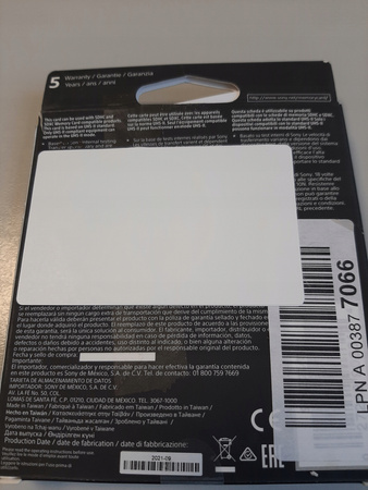 PROFESJONALNA Karta pamięci SONY 32 GB SD Sony SF-G32TG