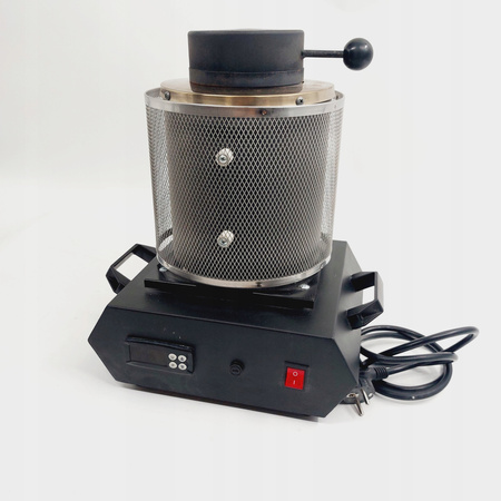 PIEC ELEKTRYCZNY CYFROWY DO TOPIENIA METALU AUTOMATYCZNY 3KG TYGIEL 2050W