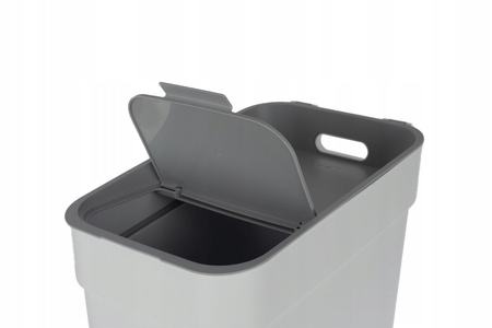 Kosz do segregacji śmieci Curver Ready To Collect modułowy 30 l biały